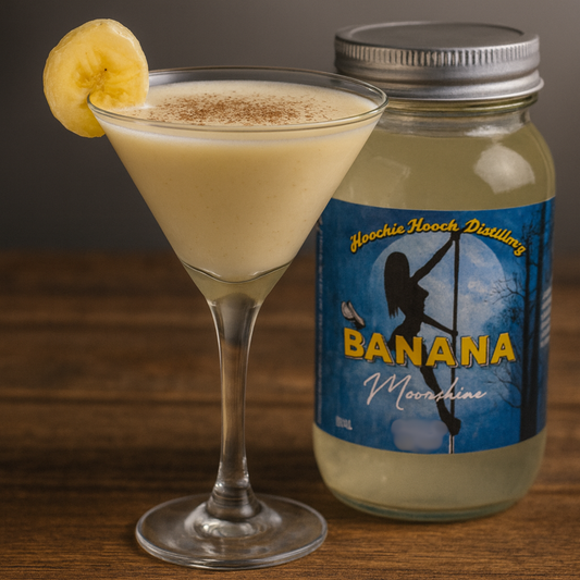 Banana Cream Martini – A Decadent Moonshine Cocktail