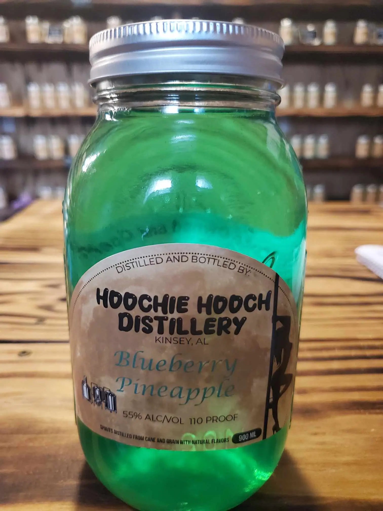 Blueberry Pineapple Moonshine Hoochie Hooch Distillery