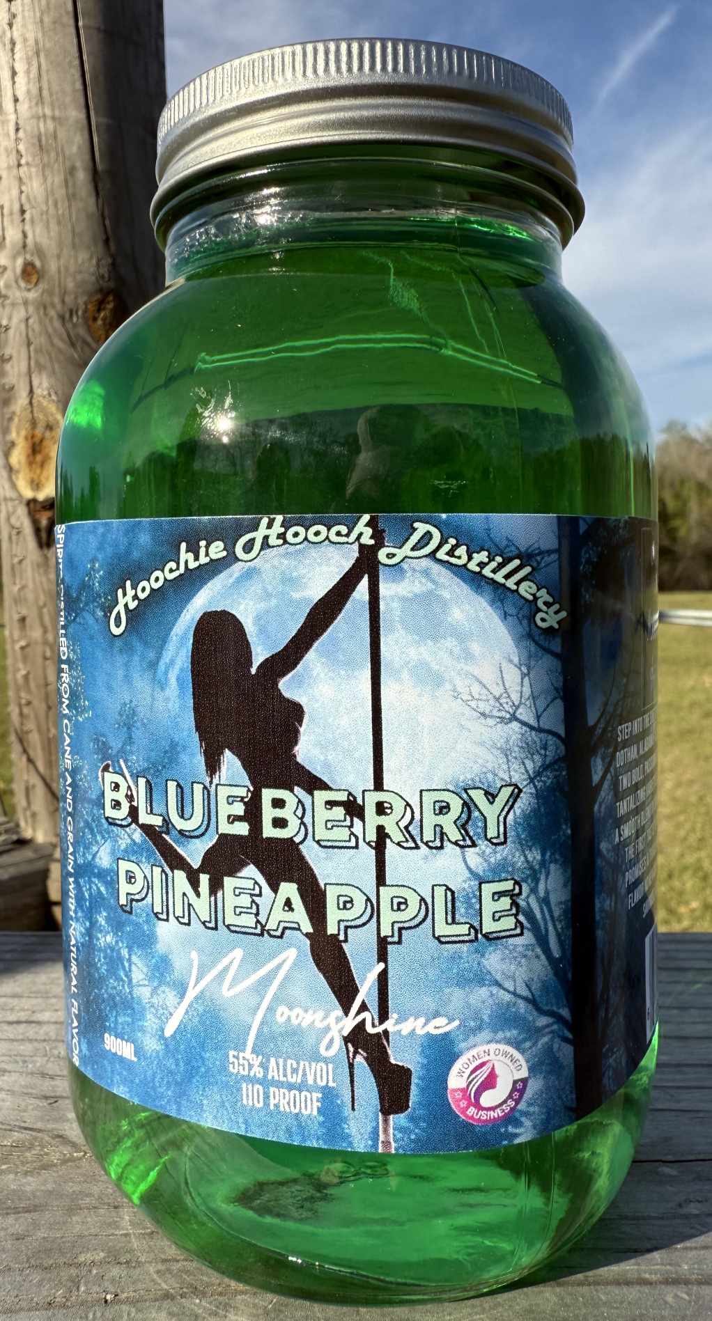 Blueberry Pineapple Moonshine | 110 Proof Small Batch from Alabama