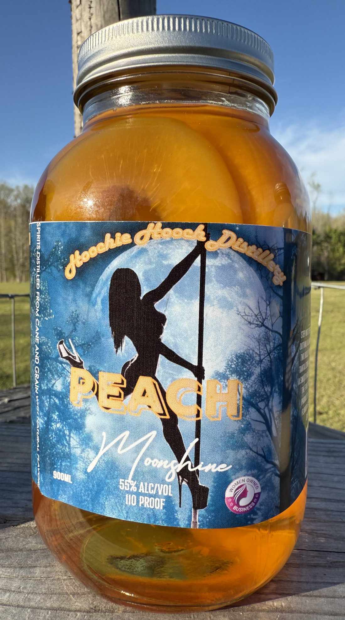 Peach Moonshine | 110 Proof Small Batch from Alabama