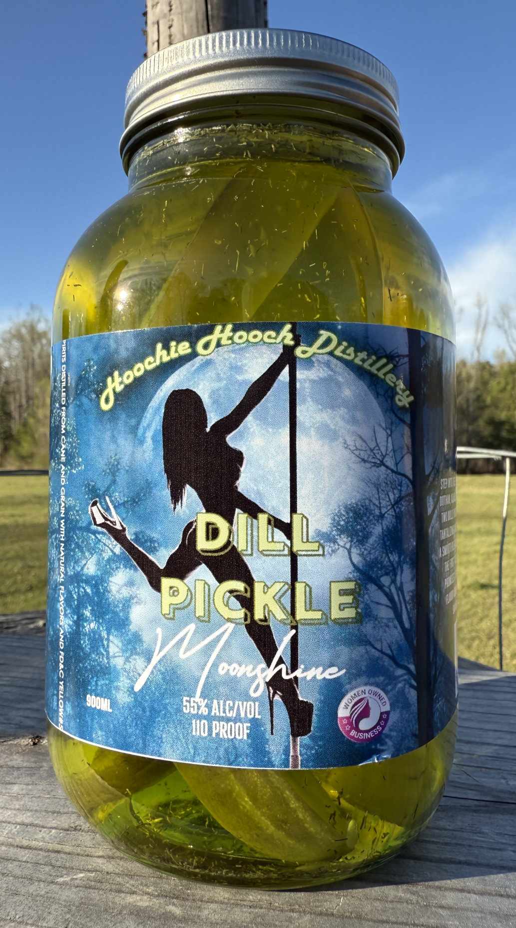 Dill Pickle Moonshine | 110 Proof Small Batch from Alabama
