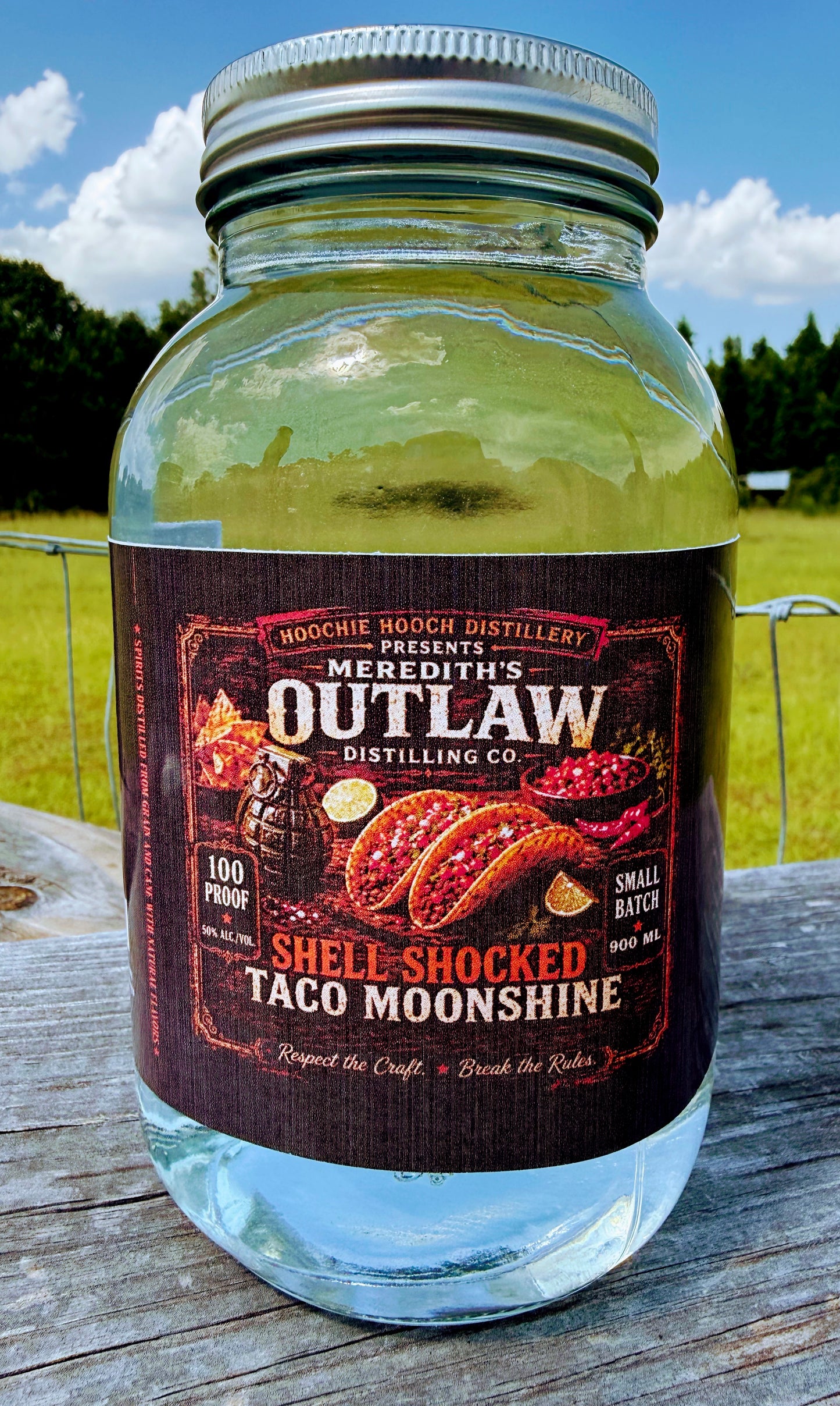 Shell Shocked Taco Moonshine