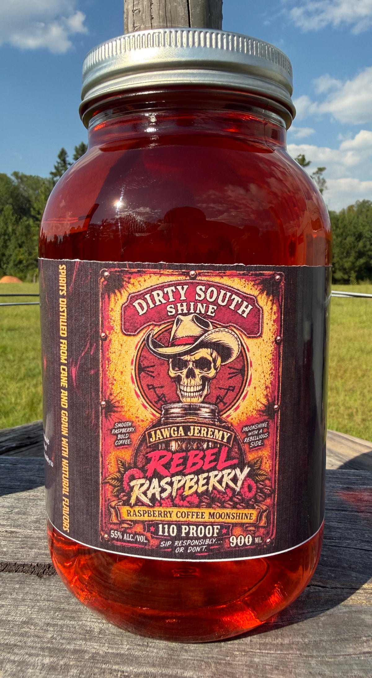 Dirty South Shine Rebel Raspberry