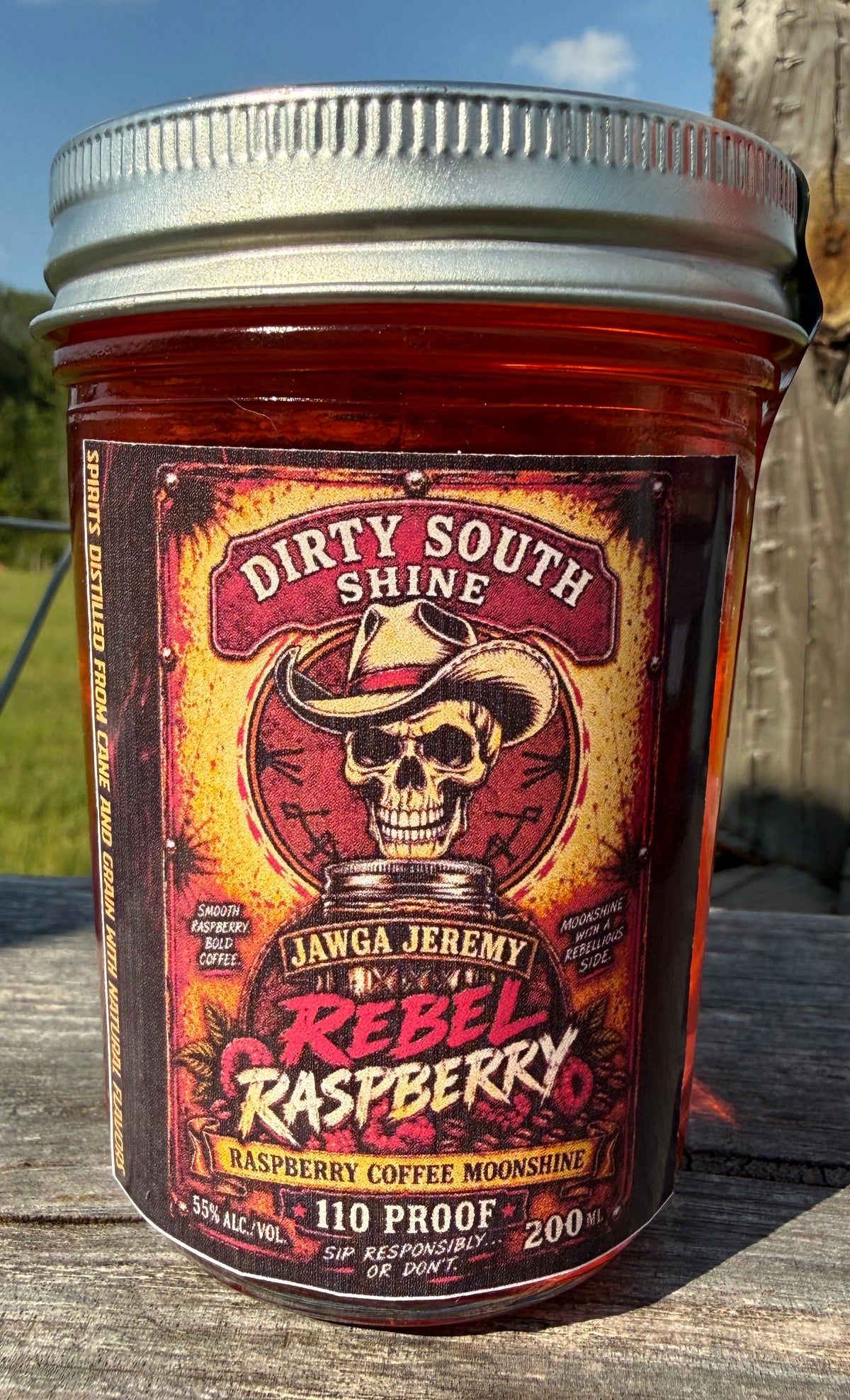 Dirty South Shine Rebel Raspberry