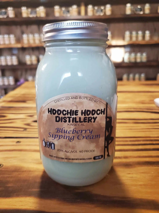 Blueberry Sipping Cream Moonshine | Hoochie Hooch Distillery Hoochie Hooch Distillery
