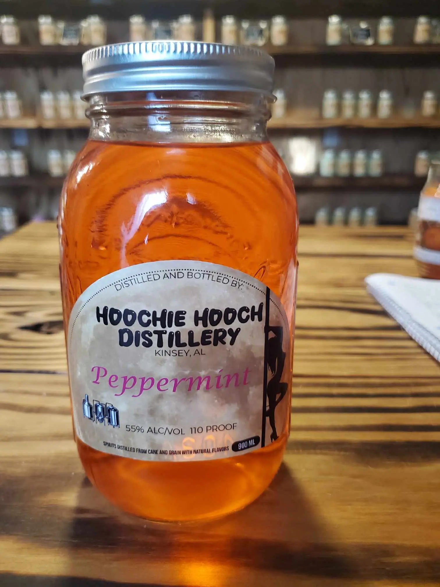 Peppermint Moonshine | Hoochie Hooch Distillery Hoochie Hooch Distillery