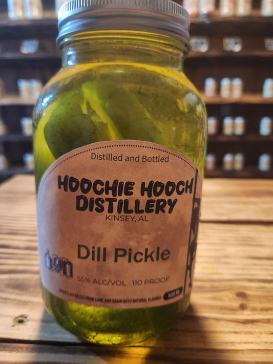 Dill Pickle Moonshine Hoochie Hooch Distillery